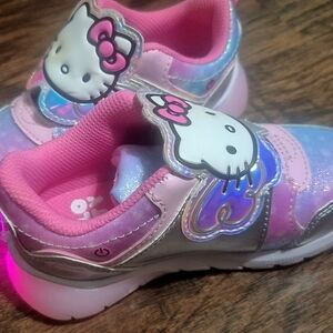 Hello Kitty Kids Light-Up Shoes - Pink and Silver